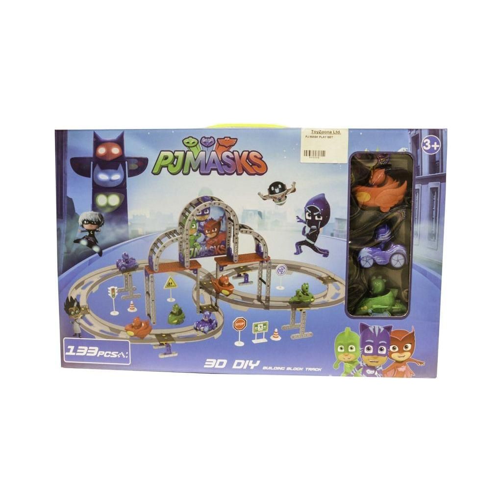 Dark Gray Pj Mask Play Set - Nighttime Hero Adventure Collection Toyzoona PjMaskPlaySet.jpg Action Toys