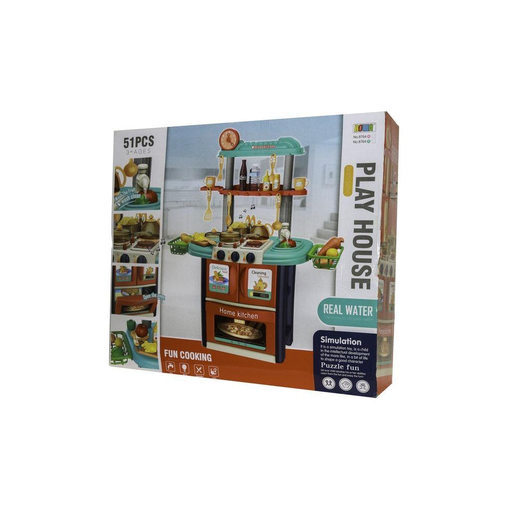 Shop Play House Kitchen Set 51 Pcs for Full Pretend Chef Experience