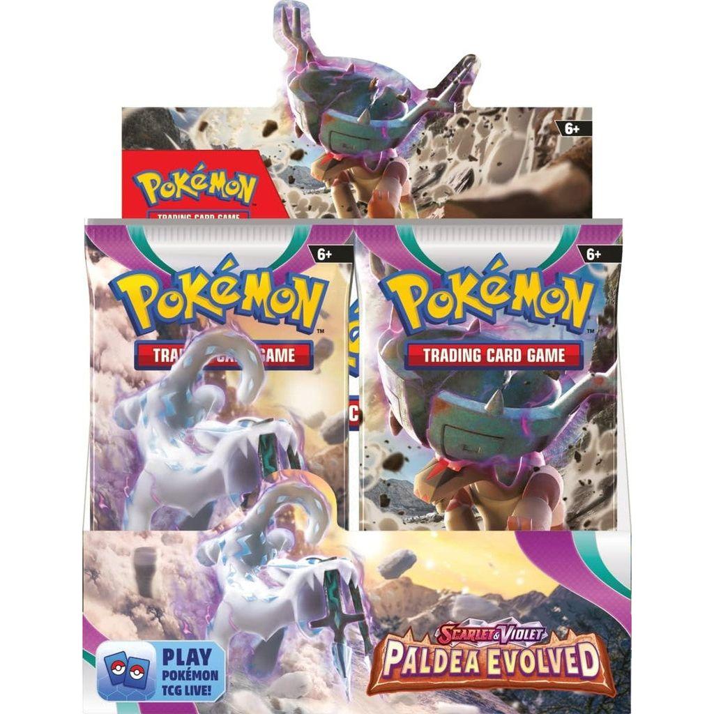 Gray Pokemon Paldea Evolved Trading Card Per Pack – Power Up Your Game Toyzoona PokemonPaldeaEvolvedTradingCard.jpg Collectible Trading Cards