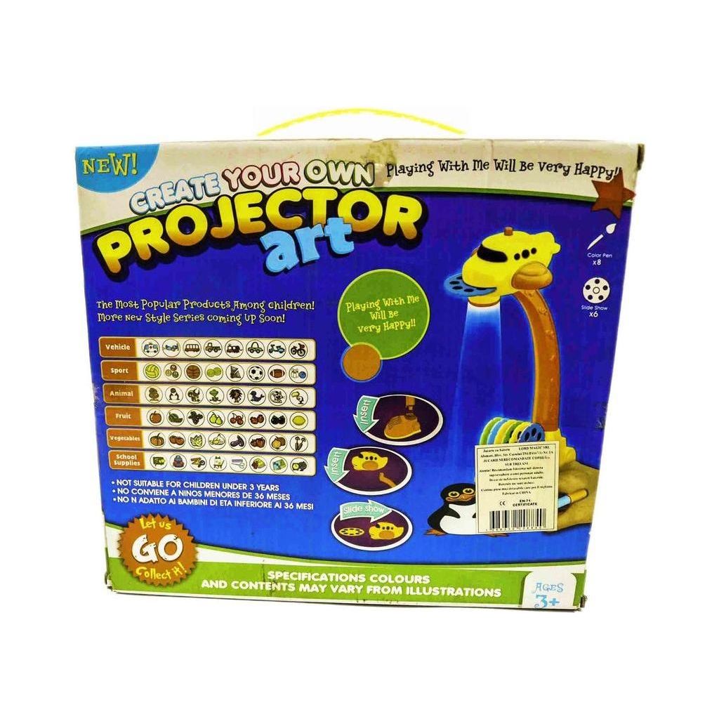 Light Goldenrod Projector Art Toyzoona ProjectorArt.jpg Stationary, Arts and Crafts