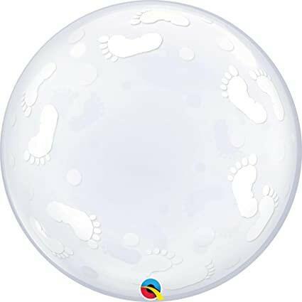 Lavender Qualatex Baby Footprints 49459 Balloon Toyzoona QualatexBabyFootprints49459Balloon.jpg Gift, Party Goods & Wrapping Paper