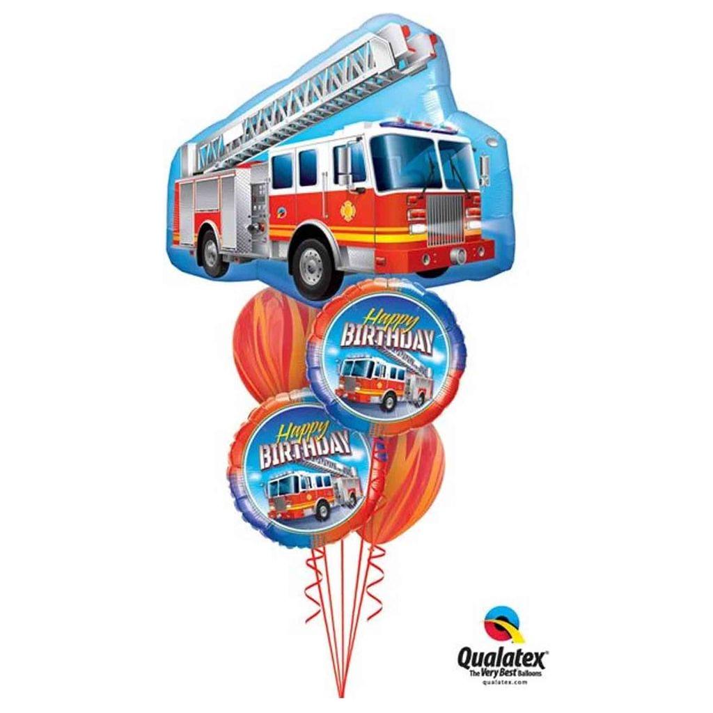 Light Gray Qualatex Fire Engine 16466 Balloon Toyzoona QualatexFireEngine16466Balloon.jpg Gift, Party Goods & Wrapping Paper
