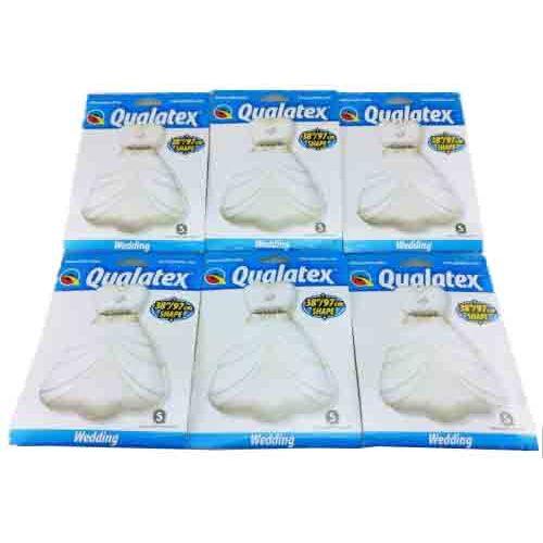 Light Gray Qualatex Silver Dress 57367 Balloon Toyzoona QualatexSilverDress57367Balloon_1.jpg Gift, Party Goods & Wrapping Paper