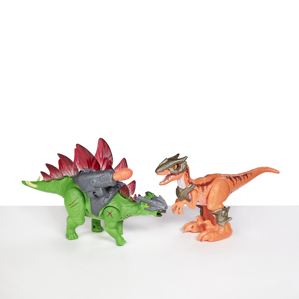 Beige Robo Alive Dino Wars Raptor Toy 7133 by ZURU Toyzoona RoboAlive-0789.png Action Toys