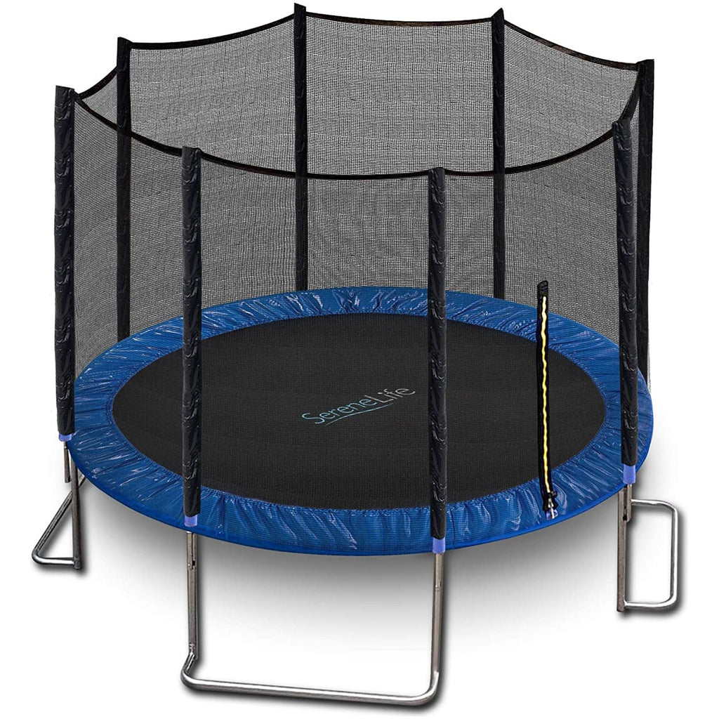 Dark Slate Gray Trampoline 12 Ft Toyzoona SereneLife-Trampoline-with-Net-Enclosure.jpg