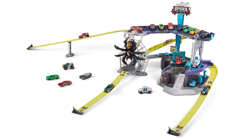 Dark Slate Gray Metal Machines Spider Strike Garage Playset 6725 by Zuru Toyzoona Spider_Matal_machine_02.png Pretend Play and Play Sets