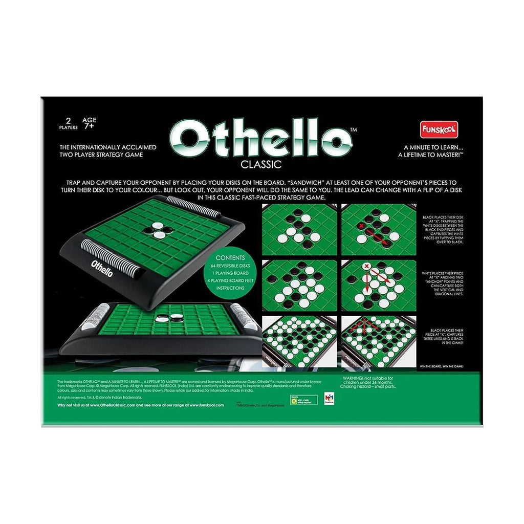 Light Gray Othello Board Game Sunmatt Limited a005b1f07ed4a3ebbcf1ada2baa330a7.jpg Games and Puzzles