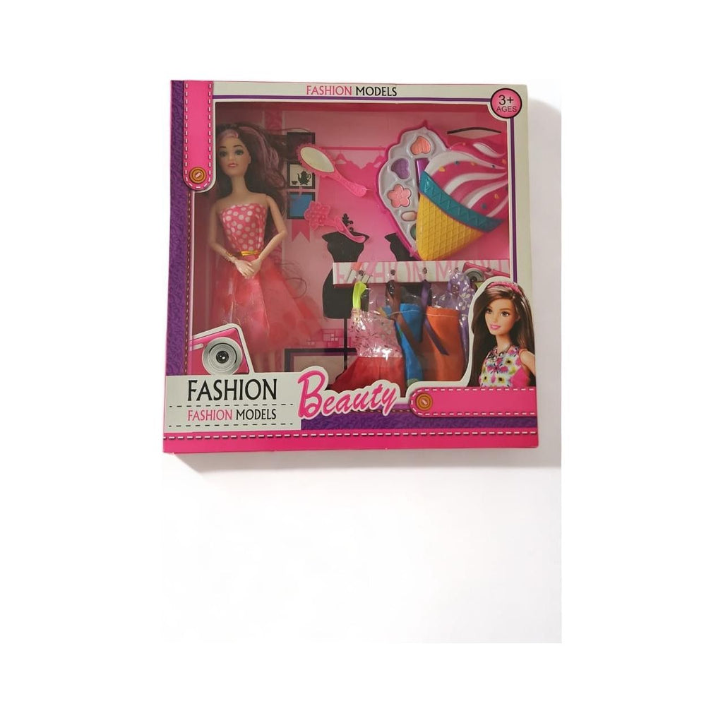Maroon Beauty Doll with Ice Cream Make Up HALSON ENTERPRISE a3659b2a-2f1c-4f34-a233-988a40d1eddb-Photoroom.jpg Dolls and Playsets