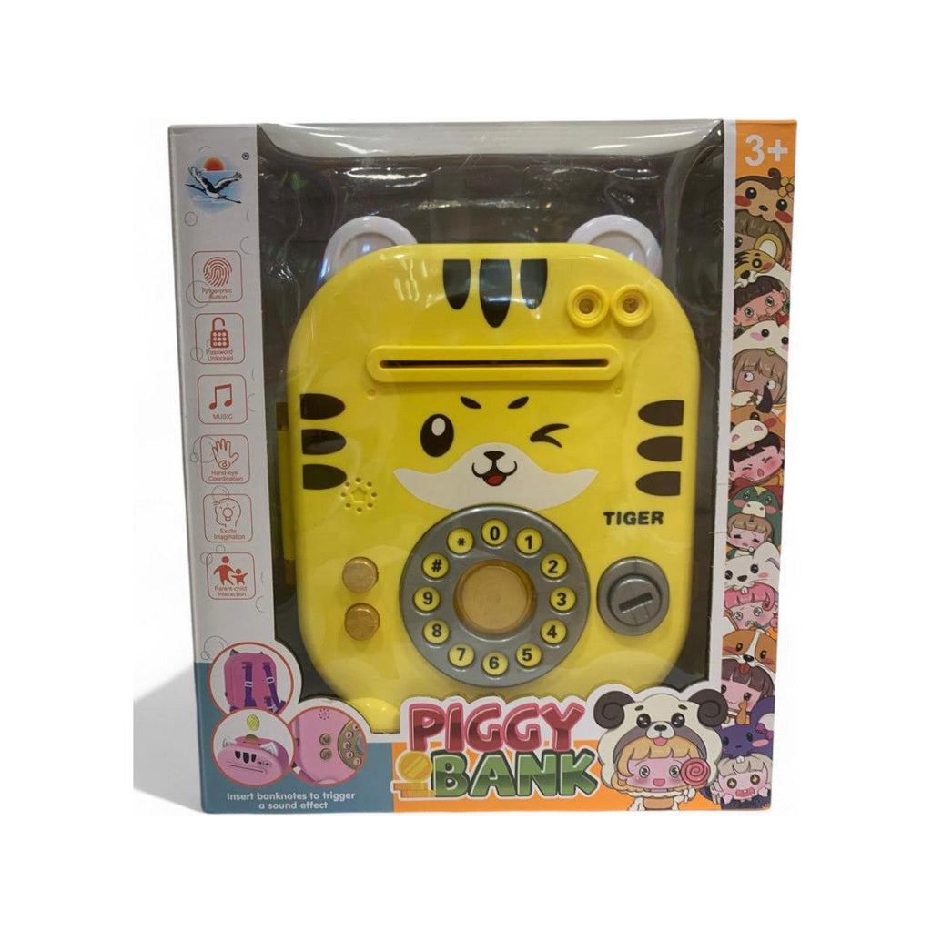 Dark Khaki Tiger Piggy Bank HALSON ENTERPRISE b3cd96c5-14fe-4f0f-a2ae-489f3bc013eb.jpg Action Figures and Play Sets