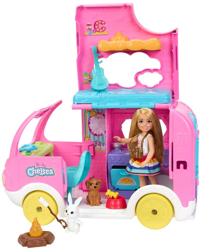 Hot Pink Barbie Toy Camper And Chelsea Doll Play HALSON ENTERPRISE barbie-chelsea-camper-play-set-wholesale-99213.jpg Dolls and Accessories