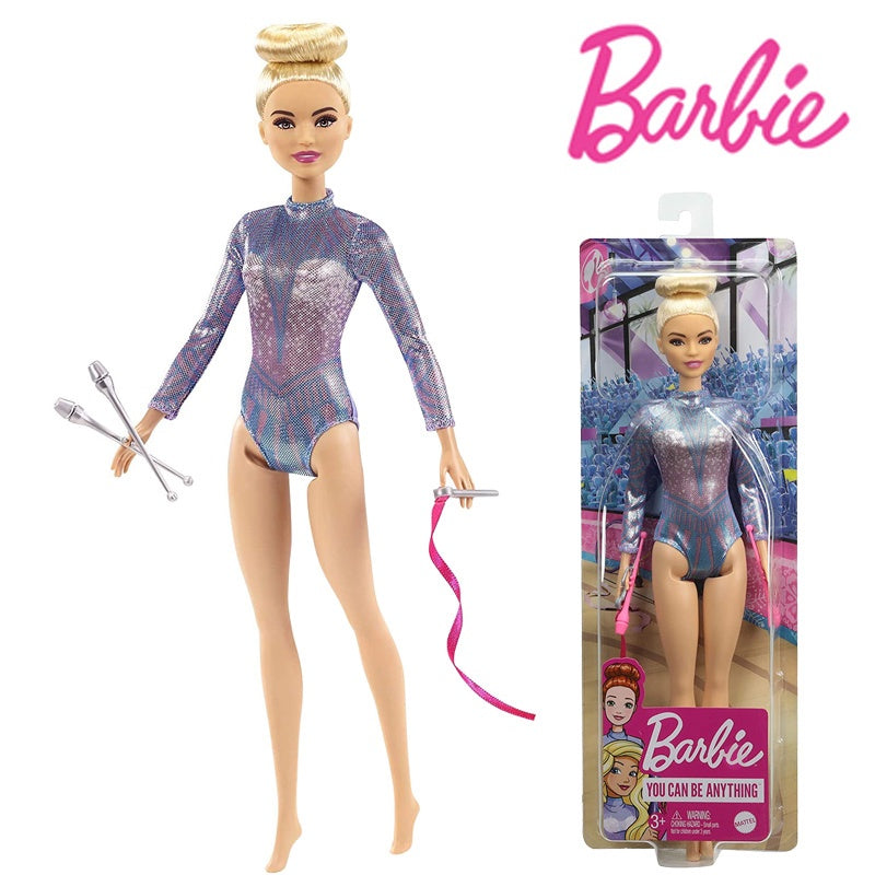 Rosy Brown Barbie Gymnast – Dynamic doll ready for flips and imaginative routines THE DREAM FACTORY brbgym.jpg Dolls and Accessories
