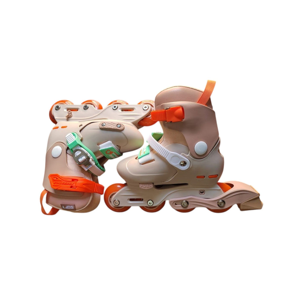 Dim Gray Kids Inline Skates Set - Adjustable Roller Skates for Girls & Boys - Complete Set with Helmet & Pads - ABEC-7 Bearings - Size S (28-31) HALSON ENTERPRISE brownskates1-Photoroom_8865d95a-1c8a-475f-842f-d0644d8a1829.jpg Outdoor and Active Play