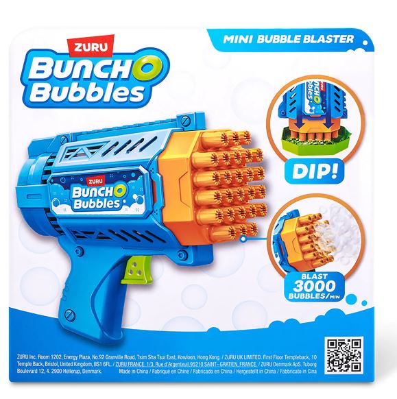Dodger Blue Zuru Bunch O Bubbles Blaster Small 11347 HALSON ENTERPRISE bunch-o-bubbles-blaster-small-zur-11347-340330.jpg Action Figures and Play Sets