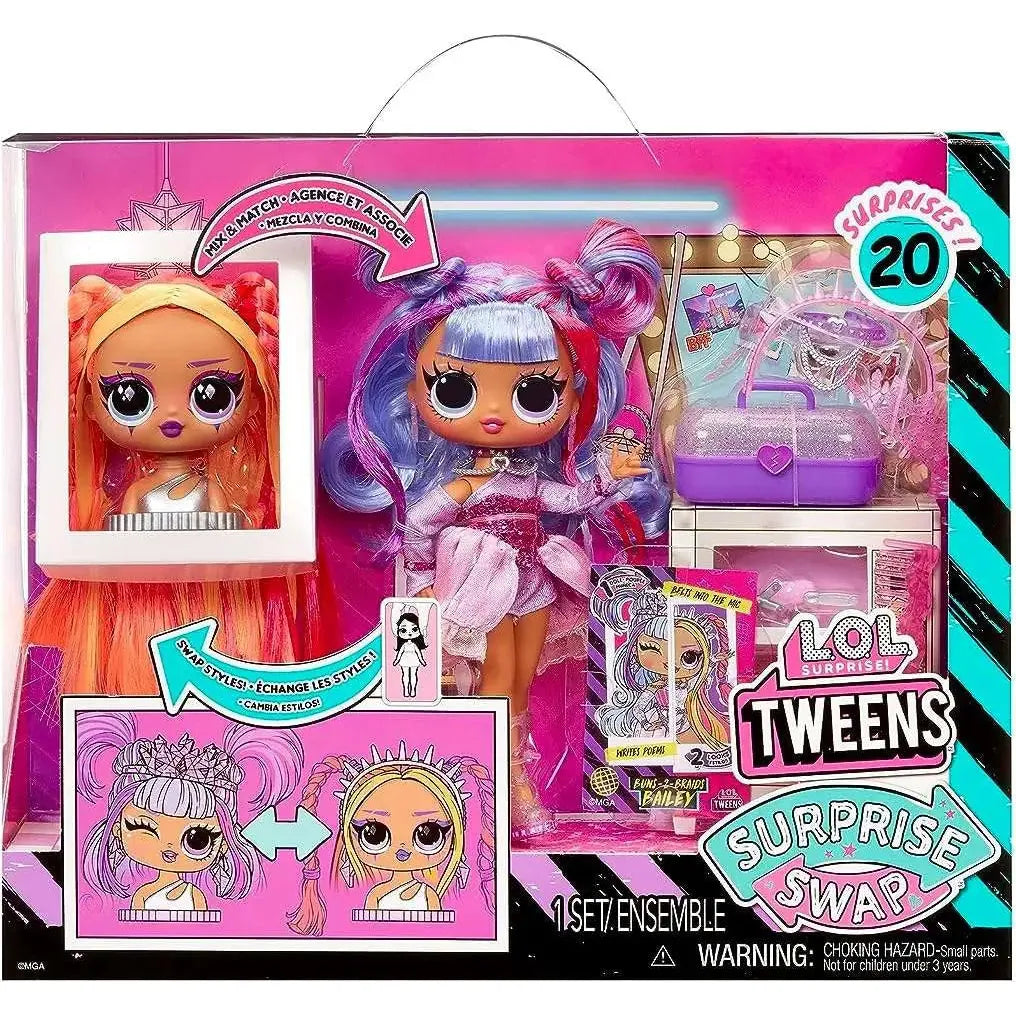 Thistle LOL Surprise Buns 2 Braids Bailey THE DREAM FACTORY buns2braids.webp Dolls and Accessories