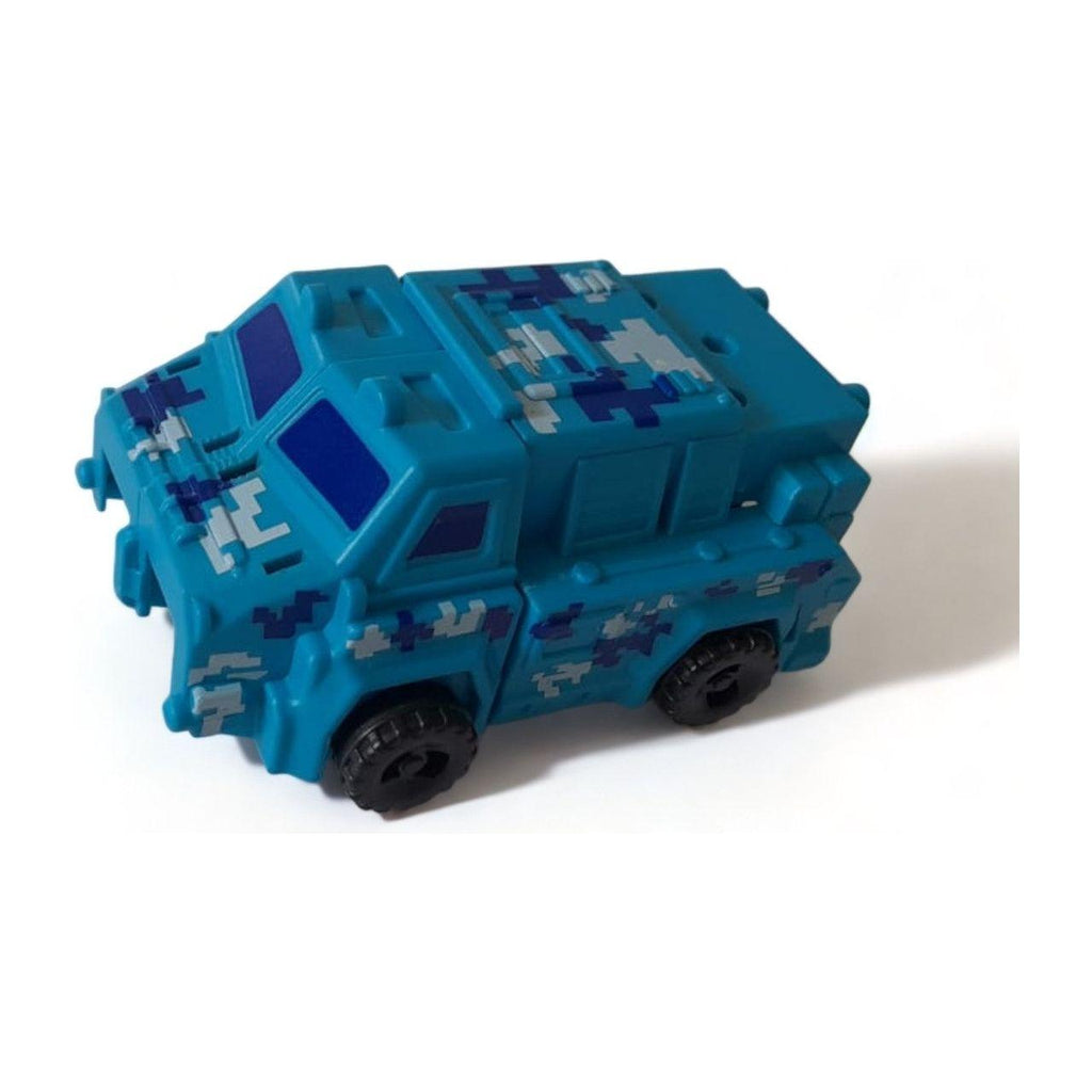 Dark Slate Gray X Warrior Transformer Car Light Blue - 2-Mode Battle Vehicle HALSON ENTERPRISE d310a83c-a6b0-40d1-ae00-e67430f3c2b3-Photoroom.jpg Action Toys