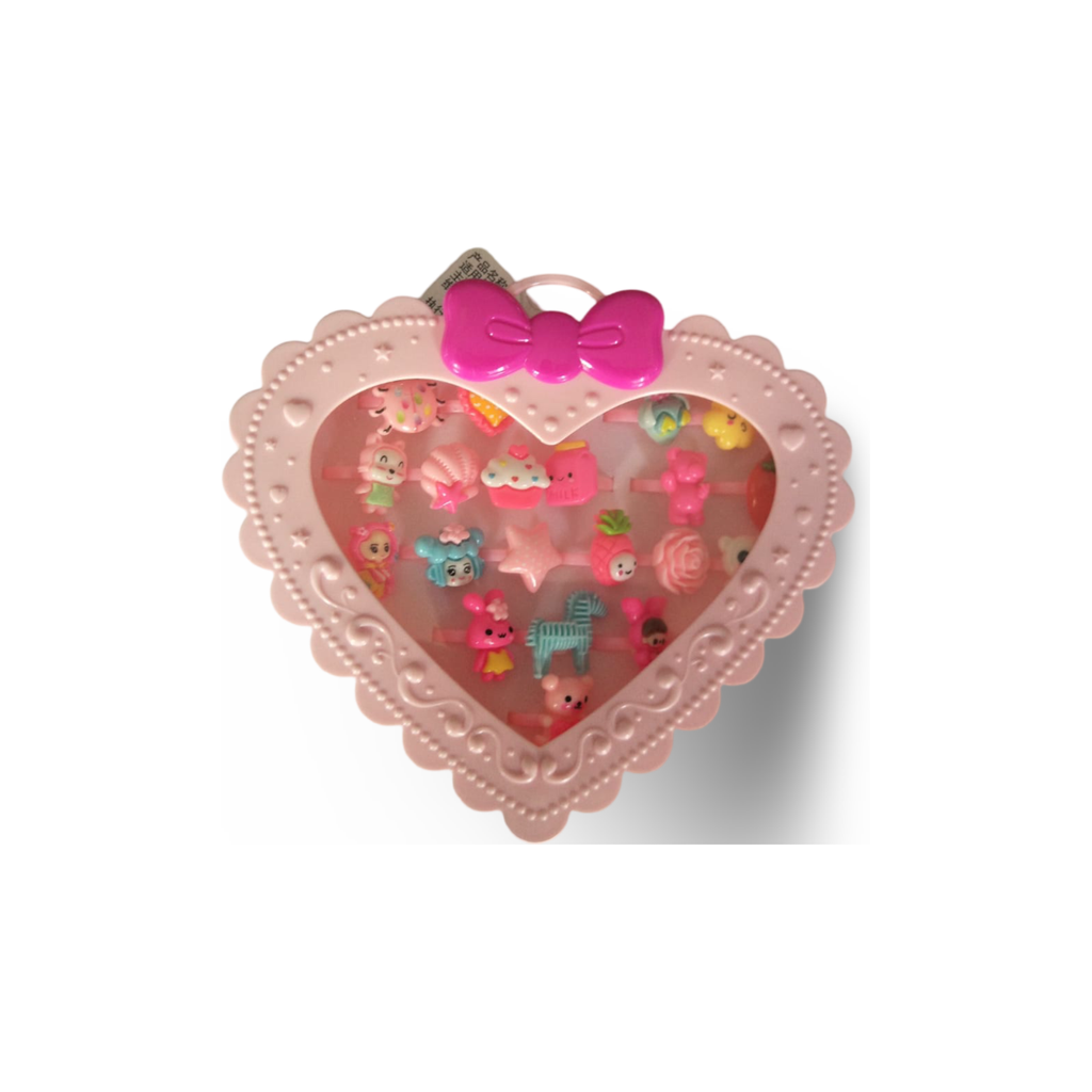 Rosy Brown Heart Box Ring Set EAST WEST FASHION dabf29ba-ee0c-4e26-863b-86d4a3f762d0.png Costume, Dress Up and Apparel