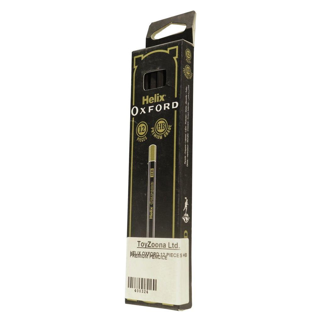 Light Gray Helix Oxford 12 Pc Hb Premium Pencil Toyzoona helix-oxford-12-pc-hb-premium-pencil-toyzoona-3.jpg Stationary, Arts and Crafts