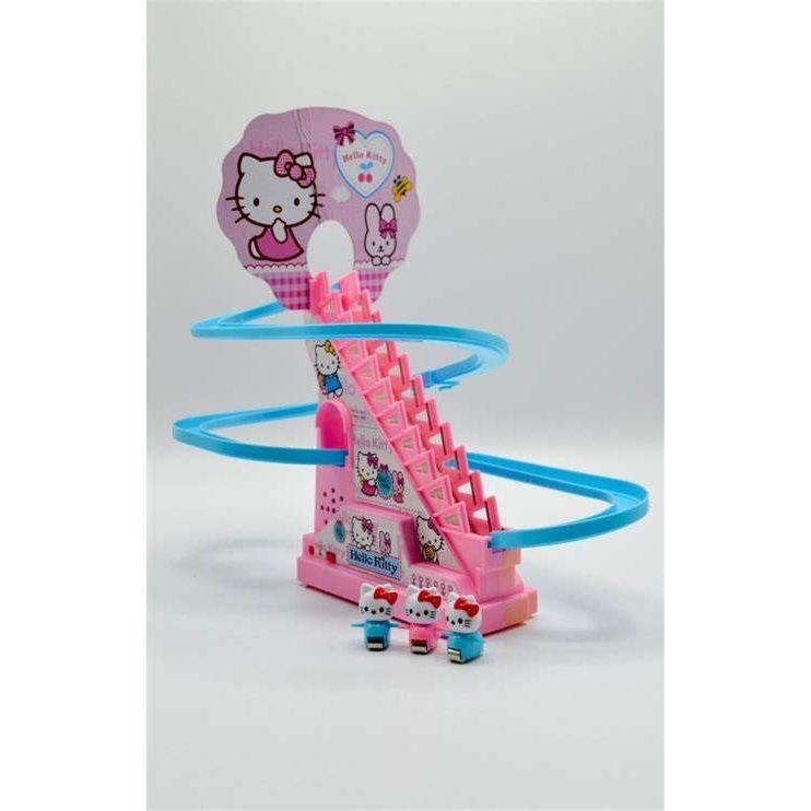 Light Gray Hello Kitty Steps And Slide for Active Indoor Play Toyzoona hello-kitty-steps-and-slide-toyzoona-3.jpg Dolls and Playsets