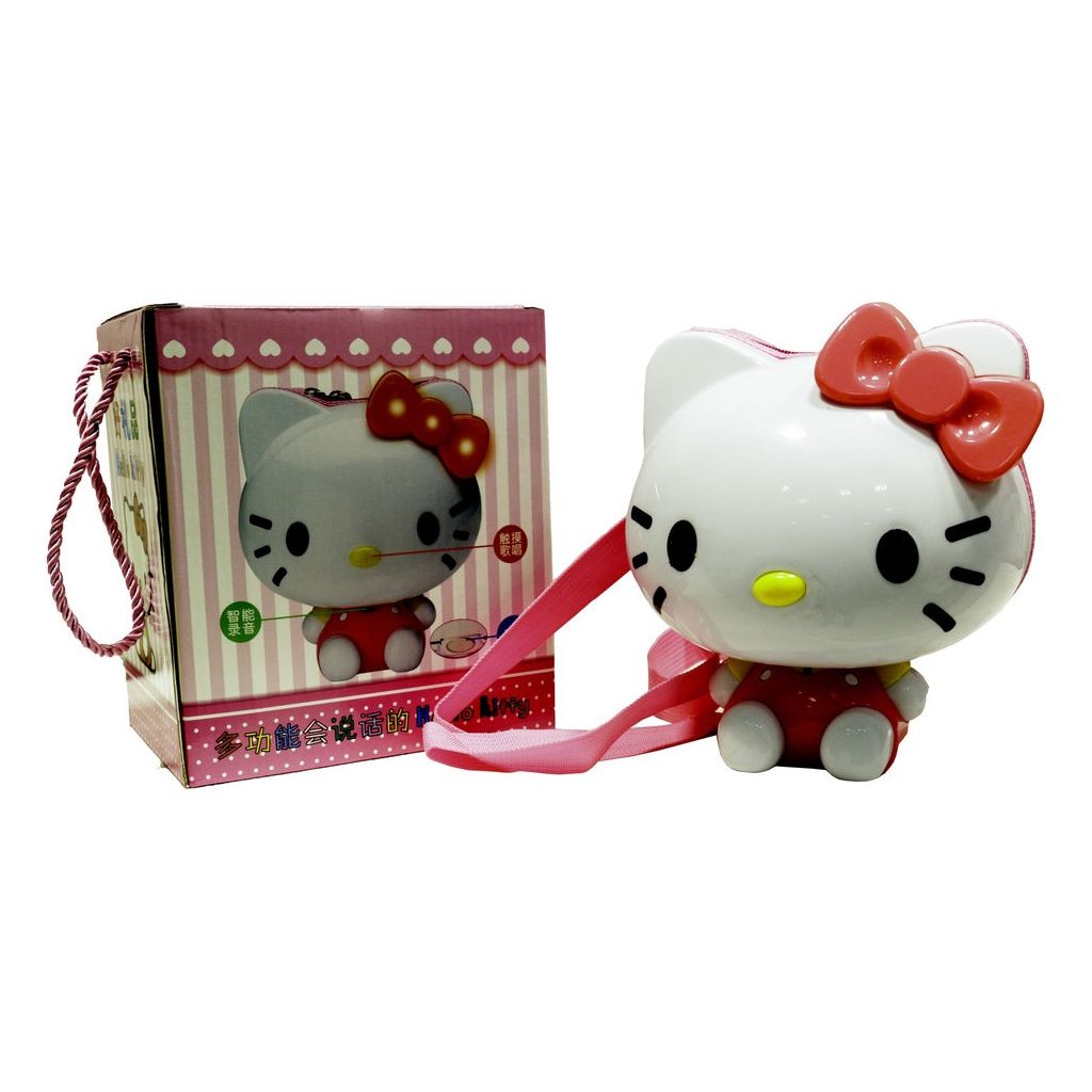 Dark Gray Hello Kitty Talk Back School Bag C12 Toyzoona hello-kitty-talk-back-school-bag-c12-toyzoona-4.jpg