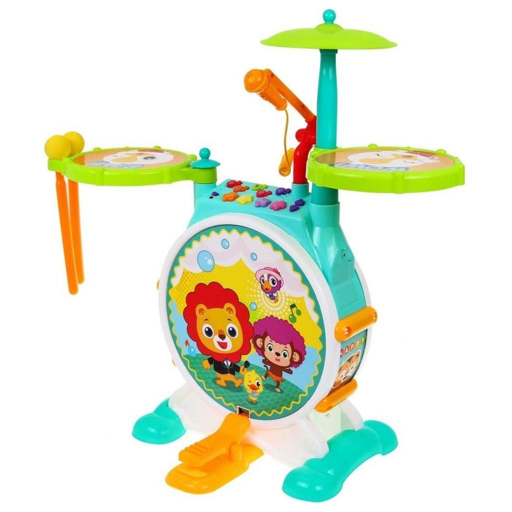 Light Sea Green Hola Banging Bopping Drum Set 3130 TOYZOONA LIMITED hola-banging-bopping-drum-set-3130-toyzoona-3.jpg Infant Toys