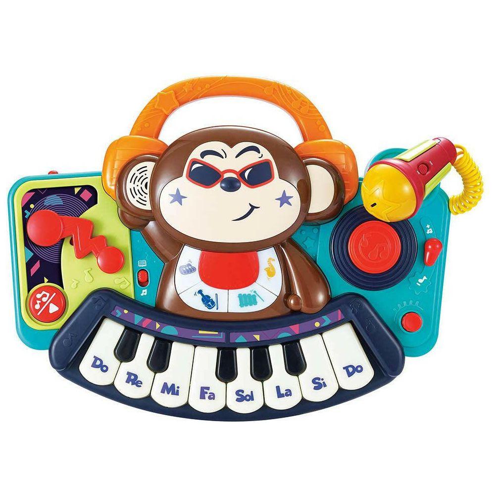 Light Gray Hola Dj Monkey Keyboard 3137 TOYZOONA LIMITED hola-dj-monkey-keyboard-3137-toyzoona-3.jpg Infant Toys