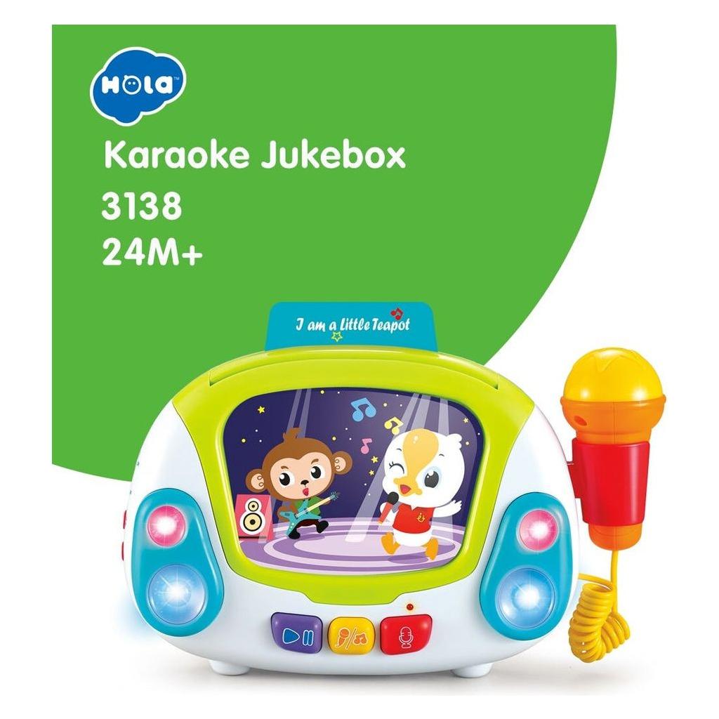 Light Goldenrod Hola Karaoke Jukebox 3138 TOYZOONA LIMITED hola-karaoke-jukebox-3138-toyzoona-2.jpg Infant Toys