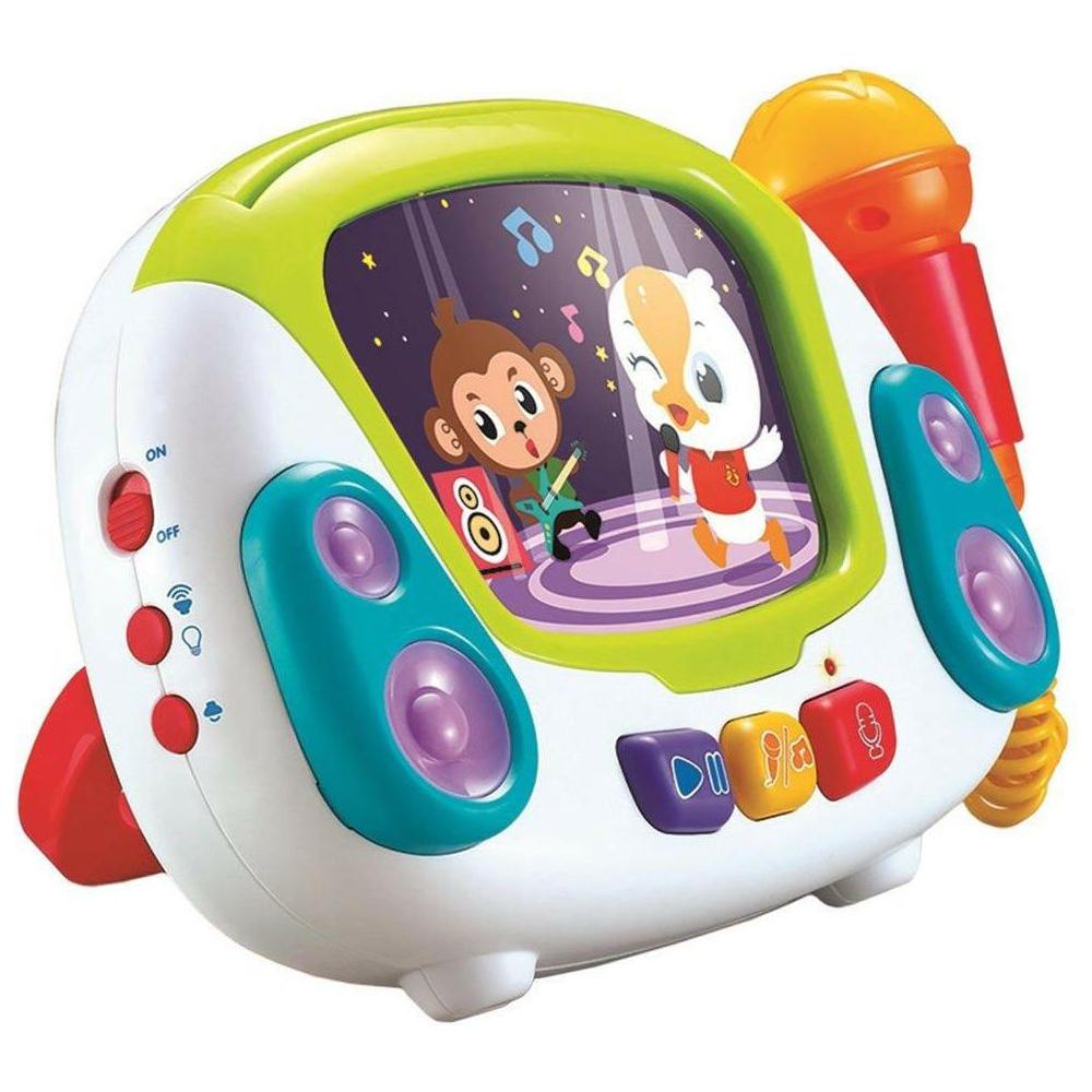 Light Gray Hola Karaoke Jukebox 3138 TOYZOONA LIMITED hola-karaoke-jukebox-3138-toyzoona-3.jpg Infant Toys