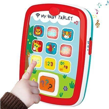 Light Gray Hola Kids Tablet 3121 TOYZOONA LIMITED hola-kids-tablet-3121-toyzoona-3.jpg Infant Toys