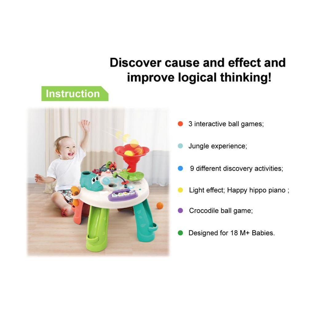 Light Gray Hola Learn And Discover Table E8999 TOYZOONA LIMITED hola-learn-and-discover-table-e8999-toyzoona-3.jpg Infant Toys