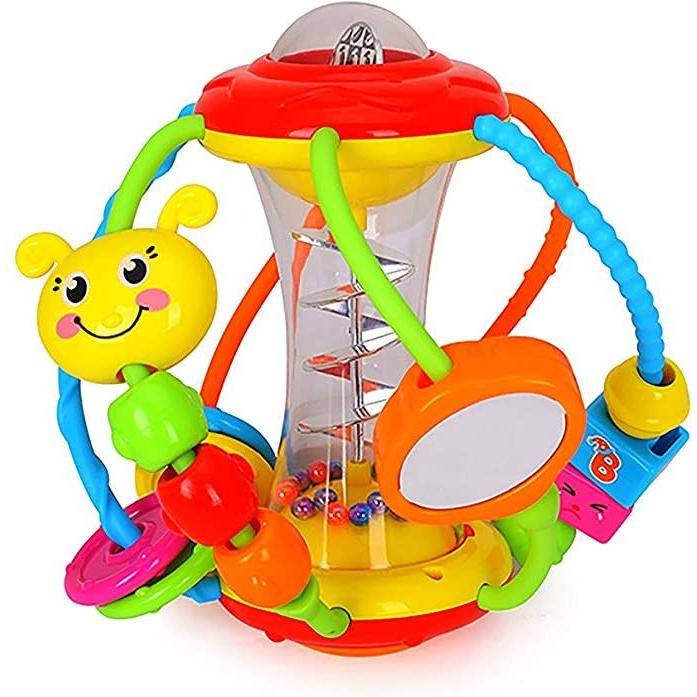 Goldenrod Hola Toddlers World Activity Ball 929 TOYZOONA LIMITED hola-toddlers-world-activity-ball-929-toyzoona-2.jpg Infant Toys