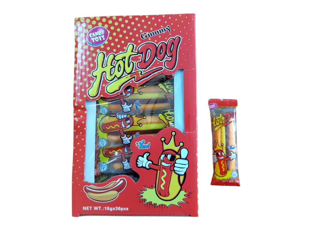 Maroon Candy Toy Gummy Hot Dog Ct1041 HALSON ENTERPRISE hotdoggum1-Photoroom.jpg Candy