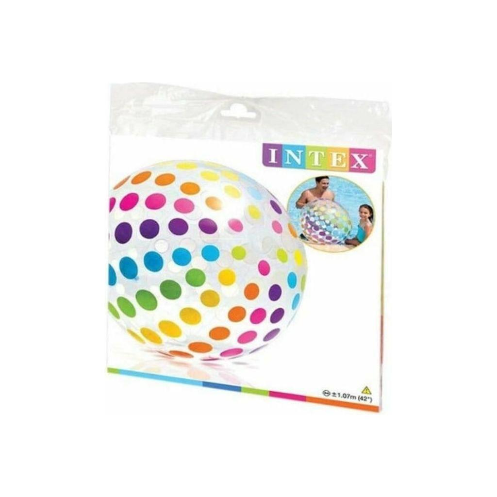 Beige Intex Jumbo Ball 107Cm PEEKABOO EXPERIENCE STORE intex-jumbo-ball-107cm-toyzoona-3.jpg Sports Toys & Outdoor Play