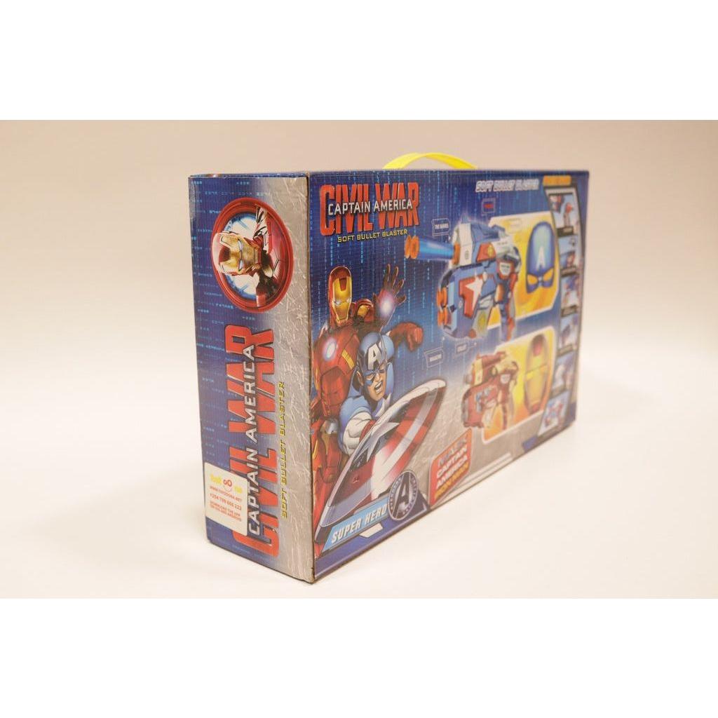 Light Gray Iron Man Gun SB272B - Superhero Toy Blaster Toyzoona iron-man-gun-sb272b-toyzoona-3.jpg Battling Toys