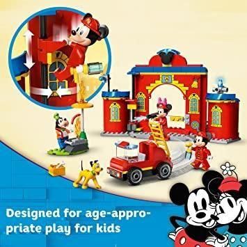 Bisque LEGO Disney Mickey Friends Fire Truck 10776 - Rescue Ready THE DREAM FACTORY lego-10776-mickey-friends-fire-truck-toyzoona-3.jpg Building and Construction
