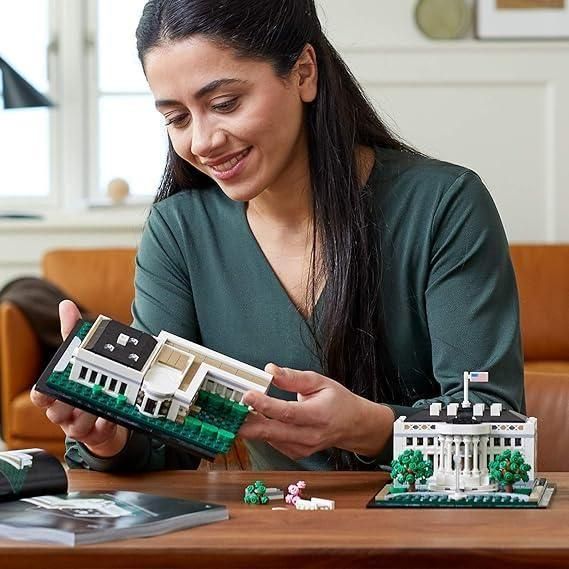 Dark Slate Gray LEGO Architecture White House 21054 - Exclusive Display Piece Toyzoona lego-21054-architecture-white-house-toyzoona-3.jpg Building and Construction