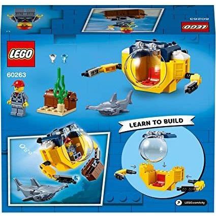 Steel Blue LEGO City Ocean Mini Submarine 60263 - Underwater Adventure Toyzoona lego-city-ocean-minisubmarine-60263-toyzoona-3.jpg Building and Construction