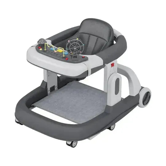 Dim Gray Peekaboo 2 In 1 Activity Walker Grey Toyzoona peekaboo-2-in-1-activity-walker-grey-toyzoona-1.webp Infant Toys
