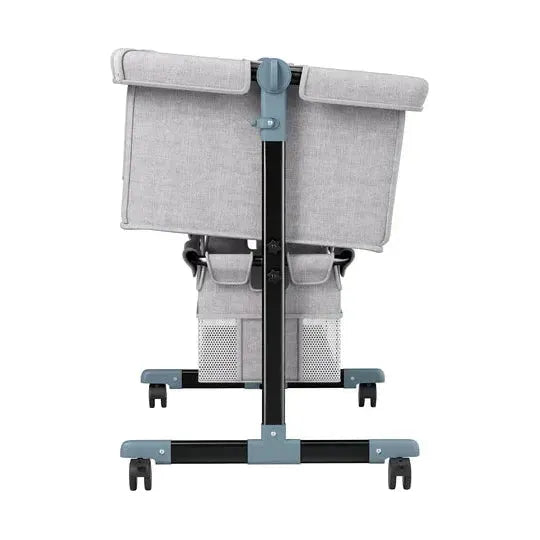 Gray Peekaboo Bedside Crib With Storage Grey Toyzoona peekaboo-bedside-crib-with-storage-grey-toyzoona-2.webp Infant Toys