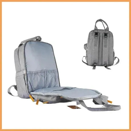 Dark Gray Peekaboo Diaper Bag Grey Toyzoona peekaboo-diaper-bag-grey-toyzoona-2.webp Infant Toys
