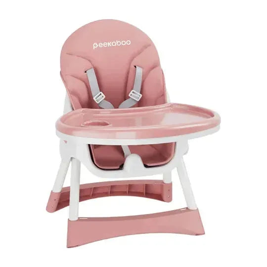 Rosy Brown Peekaboo Premium High Chair Baby Pink Toyzoona peekaboo-premium-high-chair-baby-pink-toyzoona-2.webp Infant Toys
