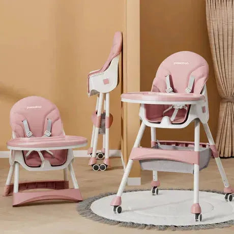 Rosy Brown Peekaboo Premium High Chair Baby Pink Toyzoona peekaboo-premium-high-chair-baby-pink-toyzoona-4.webp Infant Toys
