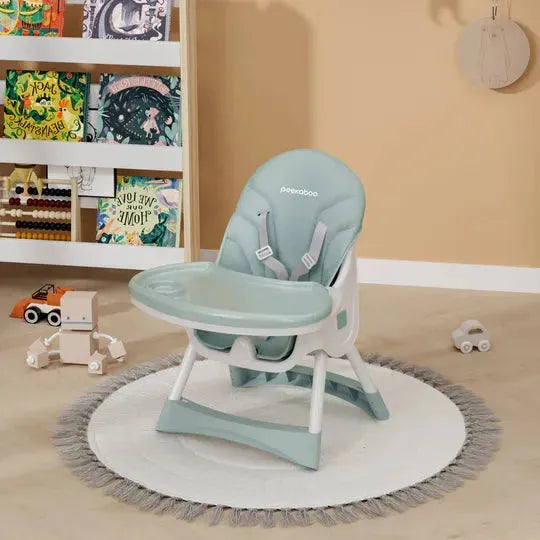 Rosy Brown Peekaboo Premium High Chair Mint Green Toyzoona peekaboo-premium-high-chair-mint-green-toyzoona-3.webp Infant Toys