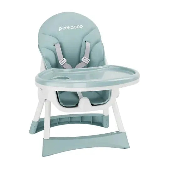 Gray Peekaboo Premium High Chair Mint Green Toyzoona peekaboo-premium-high-chair-mint-green-toyzoona-4.webp Infant Toys