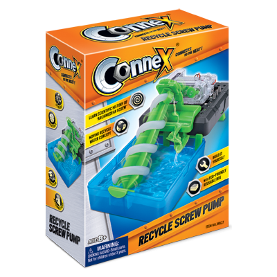 Dark Cyan STEM Connex Recycle Screw Pump 38827 HALSON ENTERPRISE product371-o.png Educational Toys