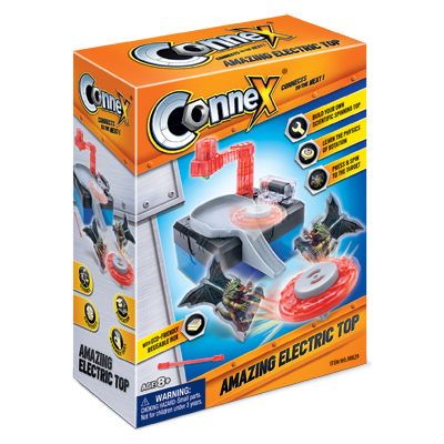 Gray STEM CONNEX Amazing Electric Top 38829 HALSON ENTERPRISE product375-o.png Educational Toys