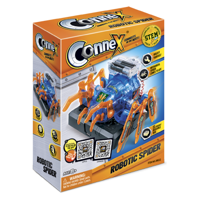 Chocolate STEM CONNEX Robotic Spider 38832 HALSON ENTERPRISE product623-o.png Educational Toys
