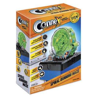 Goldenrod STEM Stemnex Connex Spiral Running Maze 38846 HALSON ENTERPRISE product646-o.png Educational Toys