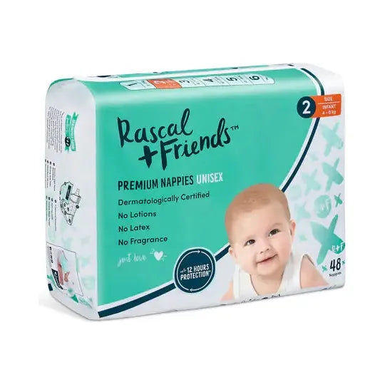 Light Gray Rascal And Friends Diapers Size 2 48Pcs Toyzoona rascal-and-friends-diapers-size-2-48pcs-toyzoona-2.webp Infant Toys