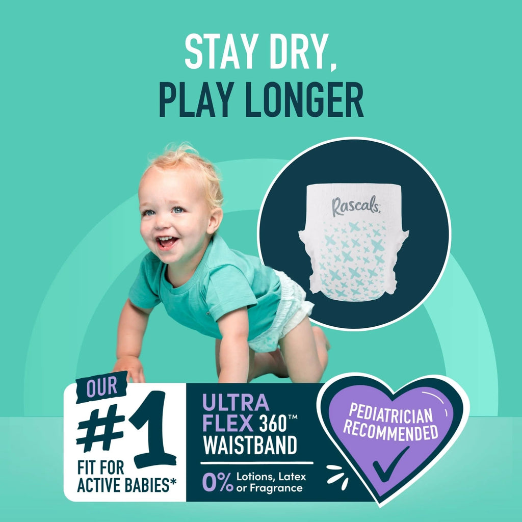 Medium Aquamarine Rascal Jumbo Diaper Pants Size 4 56 Pcs PEEKABOO EXPERIENCE STORE size4c.webp Baby and Toddler Toys