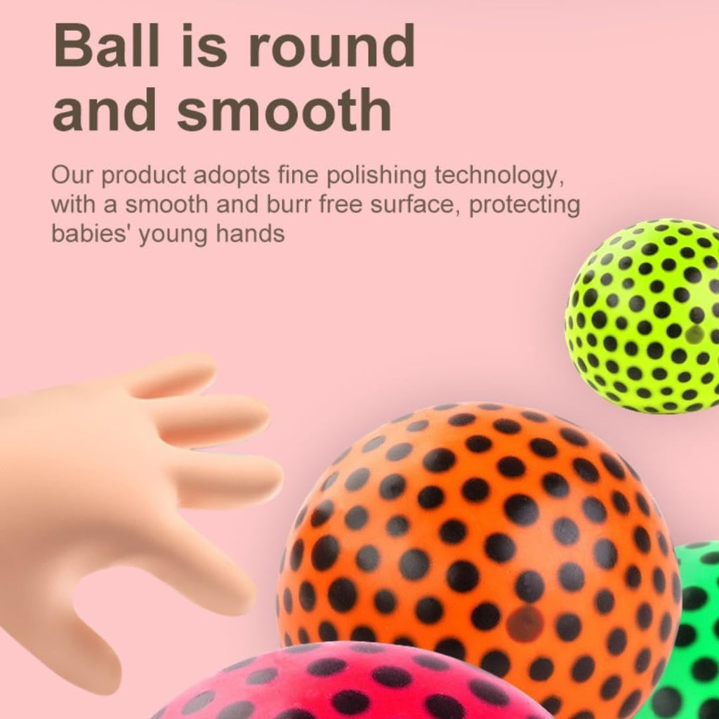 Light Pink Light Up Squishy Ball Toys for Kids - 5cm Colorful Stress Relief Toy - Soft Silicone Fidget Sensory Ball with LED Lights - Safe, Non-Toxic - Ages 5+ (Red) HALSON ENTERPRISE squish2.jpg Arts and Crafts